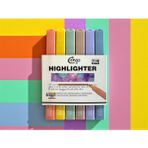 Cengo Kare Tip 6 lı Highlighter Fosforlu Kalem RETRO SERİSİ