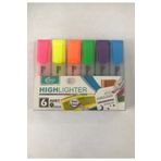 Cengo Neon Fosforlu Işaretleme Kalemi 6 Lı Set
