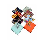 Cenk (5 Lİ KARIŞIK SET) 100%100 PAMUKLU çiçekli desenli EŞARP (100X100)