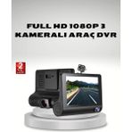 Cenk Xstore Araç Kamerası 3’lü Full Hd Dvr 1080P Gece Görüşlü ve G-Sensörlü