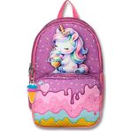 Cennec 5003 (Dondurma Yiyen Unicorn - Mor Pembe - Kız Çocuk) Okul Çantası