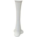 Cennet Home Fil Ayağı Mika Vazo 60 Cm - Beyaz