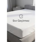 Cennet Yatak CottonSafe Tek Kişilik Sıvı Geçirmez Alez Full Kenar Lastikli Terletmez Pamuk Yüzey 120x200 cm Beyaz
