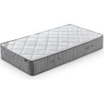 Cennet Yatak Mimoza Tek Kişilik Full Ortopedik Antibakteriyel Paket Yaylı Yatak - Gri - 120 x 200 cm