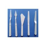 Cenova Akrilik Boya ve Sanat Ispatulası Plastik Spatula 5'li Set - Renkli