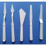 CENOVA AKRİLİK BOYA VE SANAT ISPATULASI PLASTİK SPATULA 5'Lİ SET