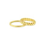 Cenova Jewelry 14 Ayar Altın Ajda Model Cimarlı Sarı Kadın Alyans