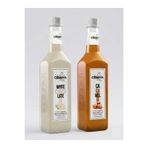 Cenova Kahve Şurubu Seti 2x1 Litre – Karamel Şurubu + Beyaz Çikolata Şurubu – Premium Latte Aroması