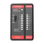 CENPEK Ağ Kablosu Test Cihazı 2'Si 1 Arada Kristal Baş Telefon Ağ Kablosu 8P/6P/4P/2P Lan Kablosu Ve Rj11And Rj45 Telefon Kablosu Için Geçiş Dedektörü