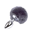 Censan RearPlugs Gri Ponponlu Anal Tıkaç