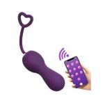 Censan Telefon Kontrollü Mini Vibratör Mor