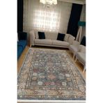 CENTER AVM Vintage Halı Salon Halısı Makinede Yıkanabilir Halı Kaymaz Taban Halı