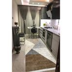 CENTER AVM Vizon Mutfak Halısı Makinede Yıkanabilir Halı Kaymaz Taban Halı