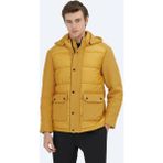 Centilmen Regular Fit Kapüşonlu Casual Dokuma Mont MNT-854-26K - Sarı