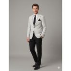 Centilmen Selim Havan Erkek Şık Kesim Blazer Ceket 0016 - 56 - Gri