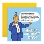 CENTRAL 23 Esprili Doğum Günü Kartı - 'Celebrate Birthday Pro Dad' - Baba, Baba, Baba, Baba, Pops için Hediyeler - Bir Profesyonel Gibi - Eğlenceli Çıkartmalarla Gelir