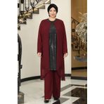 Central Of Moda Büyük Beden Tesettür Tunik & Pantolon Ikili Abiye Takım & Dilan