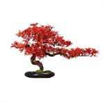 Cenz-888 Yapay Bonzai Ağacı Simülasyon Kırmızı Akçaağaç Bitkisi Bonsai Oturma Odası TV Dolabı Giriş Alanı Peyzaj Dekoratif Süsler Yapay Bonsai Yapay Bitkiler