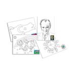 Ceo Art 25X35 Desenli Tuval(Boyasız) (Atatürk,23 Nisan,Dünya Çocukları,Türk Bayrağı) Bubu-Tu0003