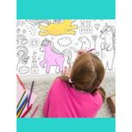 Ceo Design Unicorn Masalı Dev Boyama Kağıdı 2,5 Metre Çocuklar Anaokulları ve Kreşler Için