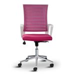 Ceo Fileli Çalışma Koltuğu Ofis Sandalyesi Çalışma Sandalyesi (Pembe)