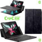Cep Case Apple Iphone Samsung Huawei Xiaomi Kılıflı Standlı Bluetooth Klavyeli Foldable Magnet Stand Keyboard - Siyah - 1