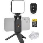 Cep Telefonları Için Puluz PU529B 64 LED Light Işık , Mini Tripod ve Kumanda Iphone , Samsung Vb.