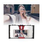 Cep Telefonu Için Tutucu Kafes, Canlı Yayın Vlog, Kick, Youtubes Için Mini Taşınabilir Panel, Kıskaçlı Telefon Tutucu, Youtube ve Yayıncı Telefon Sabitleyici PU3007 (PU3007 - Kırmızı) - Option-1 - 001-Renkli