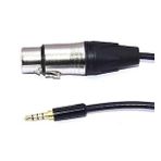 Cep Telefonu Mikrofon Kablosu 3.5 Mm To Xlr Dişi 2 Metre