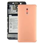 Cep Telefonu Pil Geri Kapak Nokia 6 TA-1000 TA-1003 TA-1021 TA-1025 TA-1033 TA-1033 için Kamera Lens ve Yan Anahtarlı Pil Geri Kapak Yedek parça