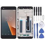 Cep telefonu yedek yedek parçalar Vodafone Smart V8 / VFD710 Sayısallaştırıcı için OEM LCD Ekran Çerçeveli （Siyah) Yedek yedek parça