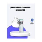Cep Tipi Şarjlı Nebulizatör Ultrasonik Buhar Makinesi UCZZZTKNH10NEBULİZER-1