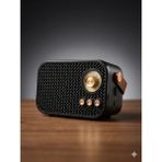 Cepaks Taşınabilir Retro Mini Radyo Bluetooth Speaker | Radyo + USB + Tf Kart | Şarjlı Mini Hoparlör 4in1 - Siyah