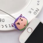 Cephane İletişim Sevimli Silikon Kablo Koruyucu Iphone Samsung Huawei Xiaomi Için Uygun Kablo Koruyucu Uyumlu - Buzz Lightyear