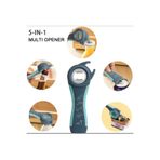 CEPHOME 5 in 1 Çok Amaçlı Konserve Şişe ve Kavanoz Açacağı - Ergonomik Pratik Mutfak Aleti