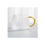 CEPHOME Damla Desenli Oval Isıya Dayanıklı Borsilikat Çay Kahve Fincanı-bardak 400 Ml
