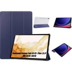 CepLab Samsung Galaxy Tab S9 Fe Plus SM-X610 / X616 Kılıf Akıllı Uyku Modlu Smart Cover Tablet Kılıfı - Lacivert