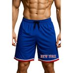 Cepli New York Baskılı Basketbol Şortu Spor Şort