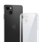 Ceponya Apple İphone 13 Mini Blok Sert Arka Yüzey Yumuşak Silikon Kenar Kılıf