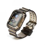 Ceponya Apple Watch 38 mm Krd-27 Şeffaf Renkli Transparan Silikon Kordon
