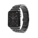 Ceponya Apple Watch 42 mm - 44 mm İki Renkli Katlamalı Klipsli Metal Kordon