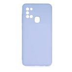 Ceponya Galaxy A21S Lansman Tasarım İç Yüzeyi Kadife Silikon Kılıf