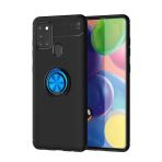 Ceponya Galaxy A21S Yüzüklü Standlı Manyetikli Kamera Çıkıntılı Kılıf