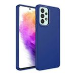 Ceponya Galaxy A32 4G Metal Çerçeve ve Buton Tasarımlı Silikon Luna Kapak Kılıf