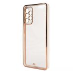 Ceponya Galaxy A52 Kamera Korumalı Kenarları Renkli Şeffaf Voit Silikon Kılıf