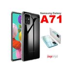 Ceponya Galaxy A71 Ultra İnce Esnek Sararmaz Şeffaf Süper Silikon Kılıf