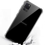 Ceponya Galaxy S20 Ultra Köşeleri Airbagli Tamamen Şeffaf Anti Şok Kılıf