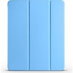 Ceponya iPad Pro 13 2024 Tablet Kılıfı Smart Cover Kalem Bölmeli Standlı 1-1 Kılıf - Mavi