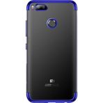Ceponya Xiaomi Mi 5x / A1 Köşeleri Renkli İnce Şeffaf Kılıf