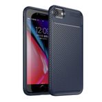 Cepsesuar 31718 Apple İphone 7 Carbon Fit Lacivert Silikon Kılıf
